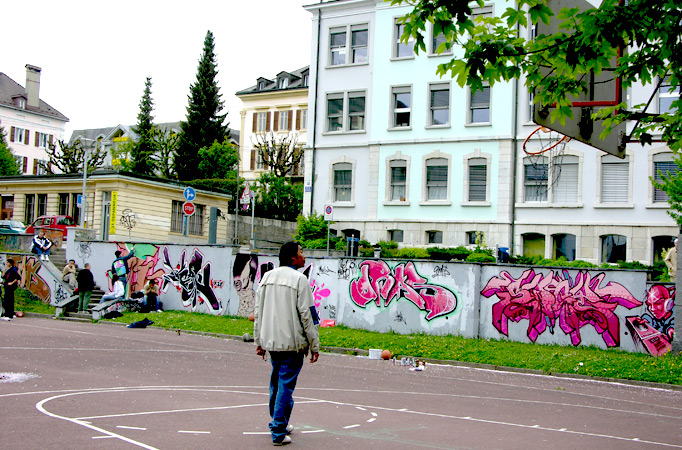 terrain de basket